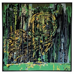 Mathieu Matégot 'La Foret Petriei' Stitched Tapestry