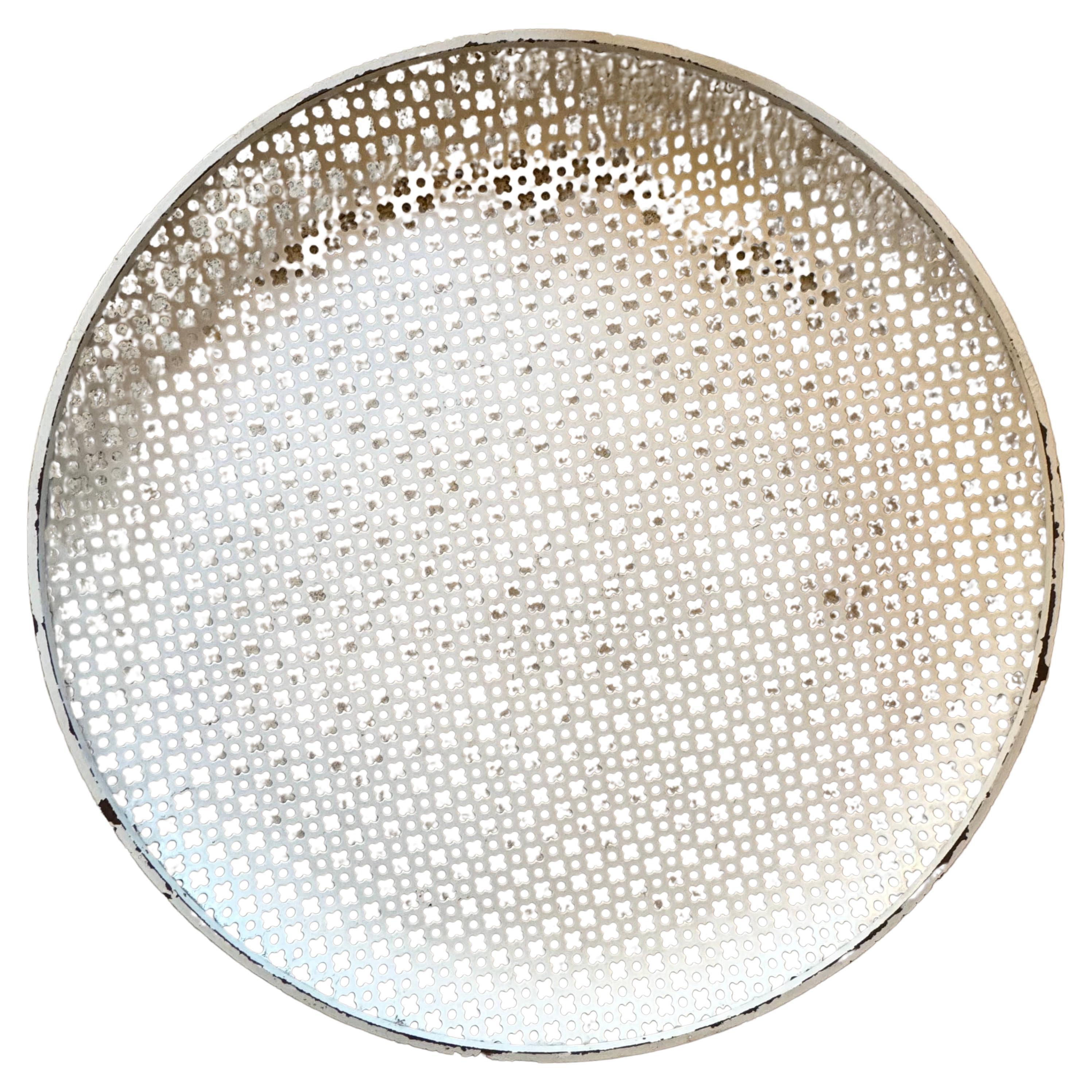 Mathieu Mategot large pierced metal tray c.1955