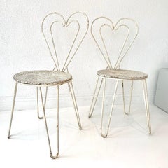 Mathieu Matégot Metal Heart Chair