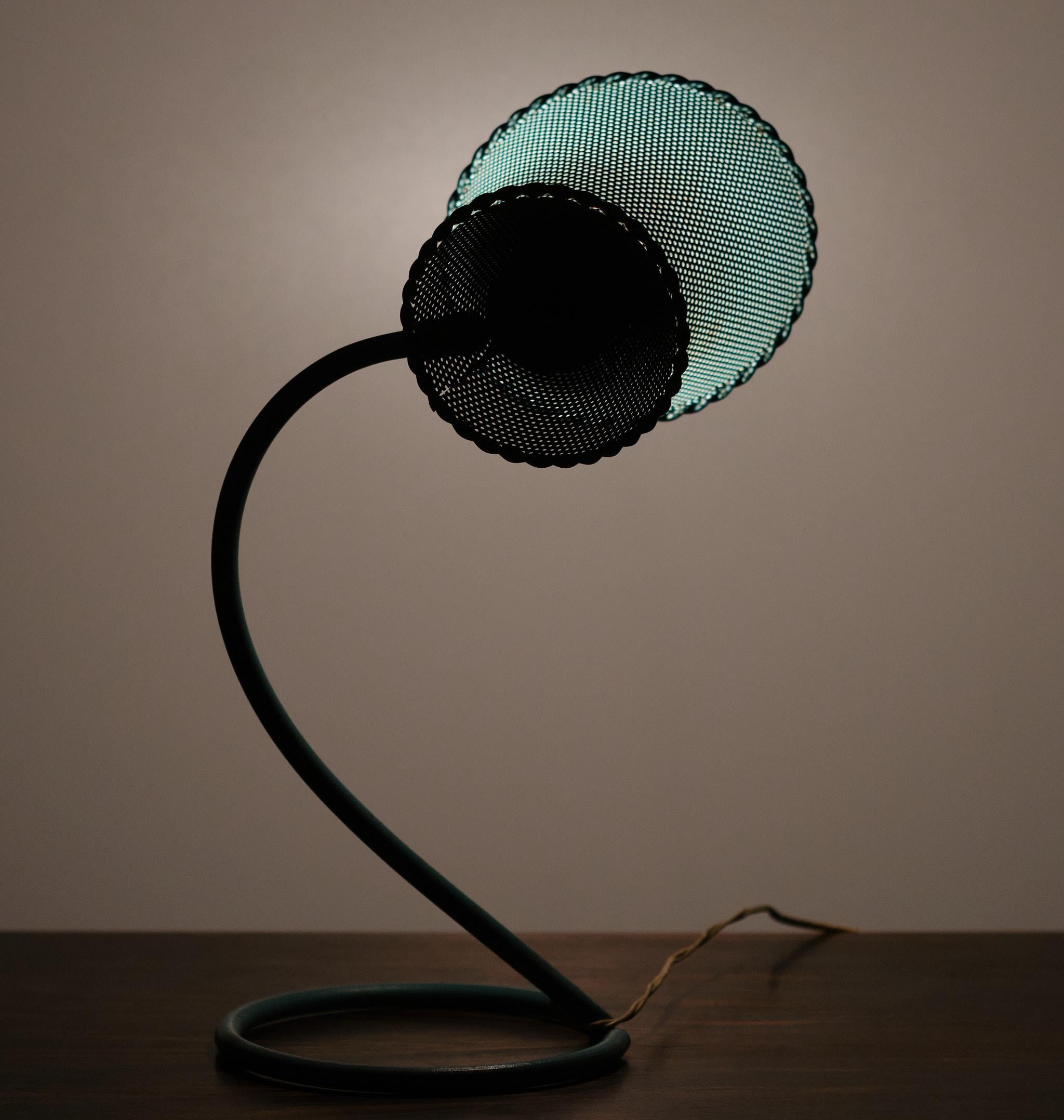 Mid-20th Century Mathieu Mategot Metal Table Lamp, 1950s