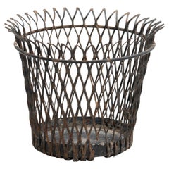 Mathieu Matégot Mid-Century Modern, Enameled Metal Basket, circa 1950
