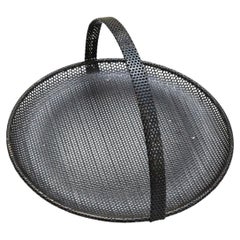 Mathieu Matégot Mid-Century Modern Fruit Black Plate, circa 1950