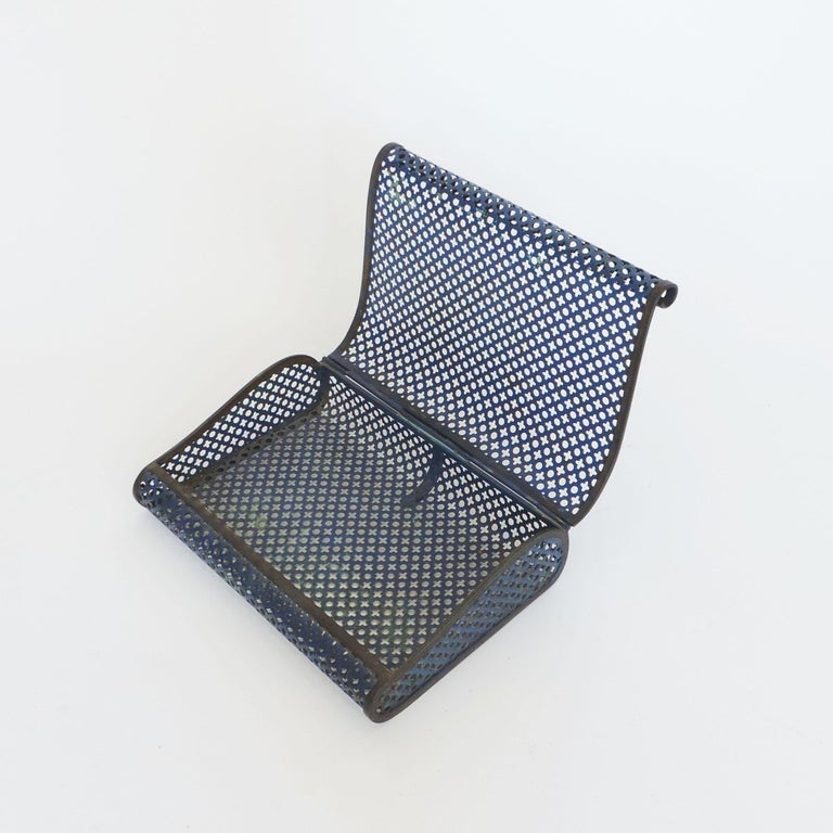 Mathieu Matégot Perforated Metal Box, France, 1950s at 1stDibs