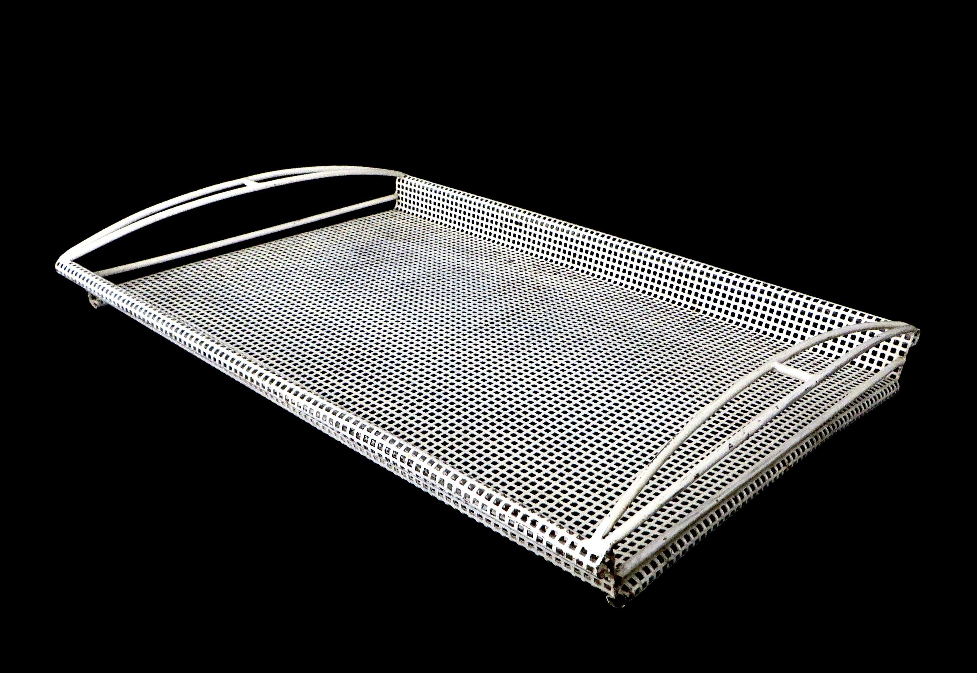 perforated metal tray