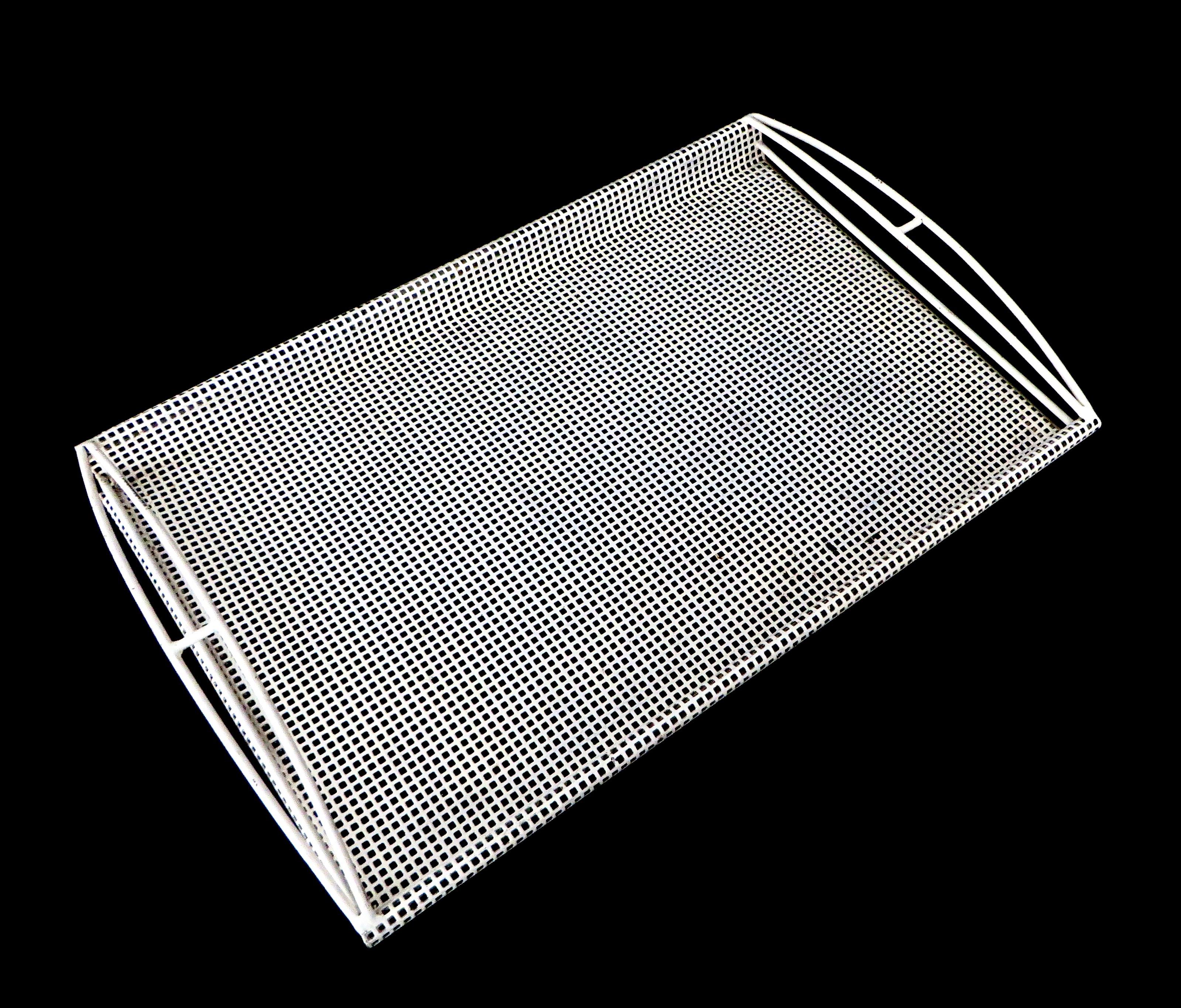 Mid-Century Modern Mathieu Mategot Perforated Metal Serving Tray Model Chamboard