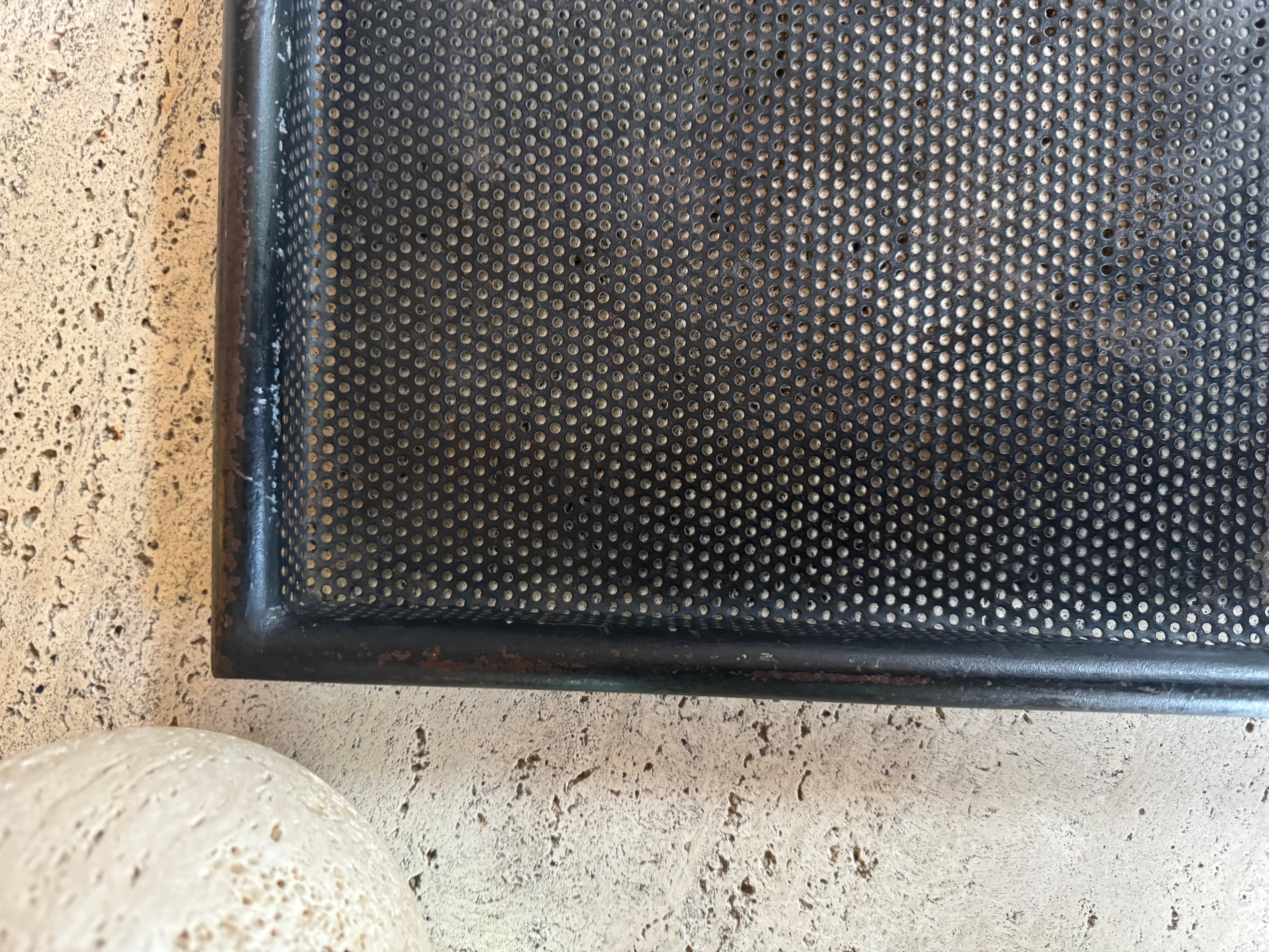 French Mathieu Mategot pierced metal tray c.1950’s For Sale