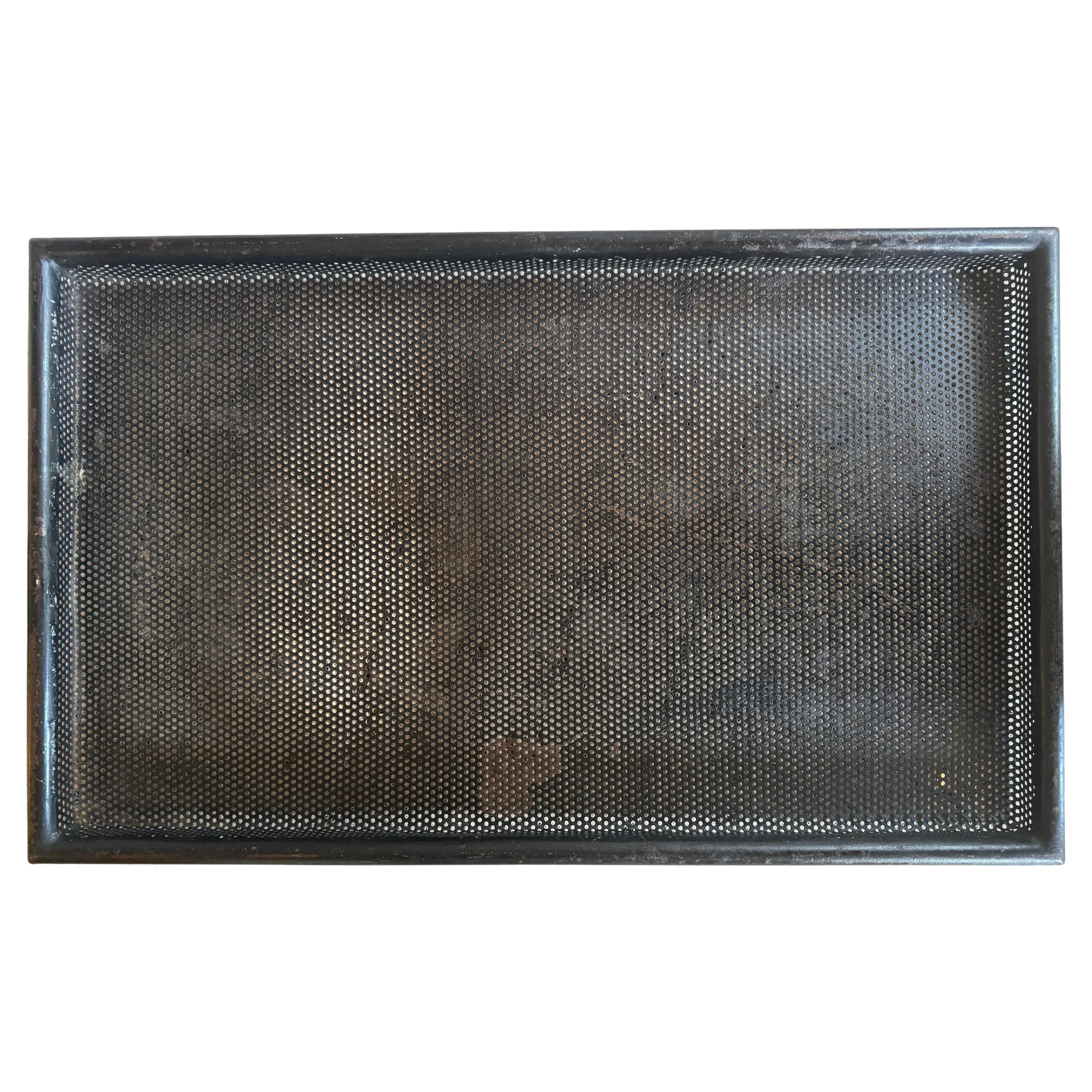Mathieu Mategot pierced metal tray c.1950’s For Sale