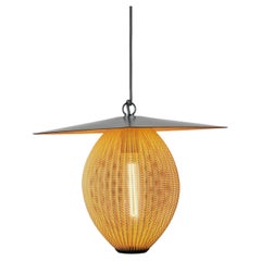 Mathieu Matégot 'Satellite' Outdoor Metal Pendant for GUBI in Mustard
