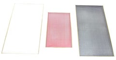 Set di 3 vassoi extra large di Mathieu Matégot, 1960, francese