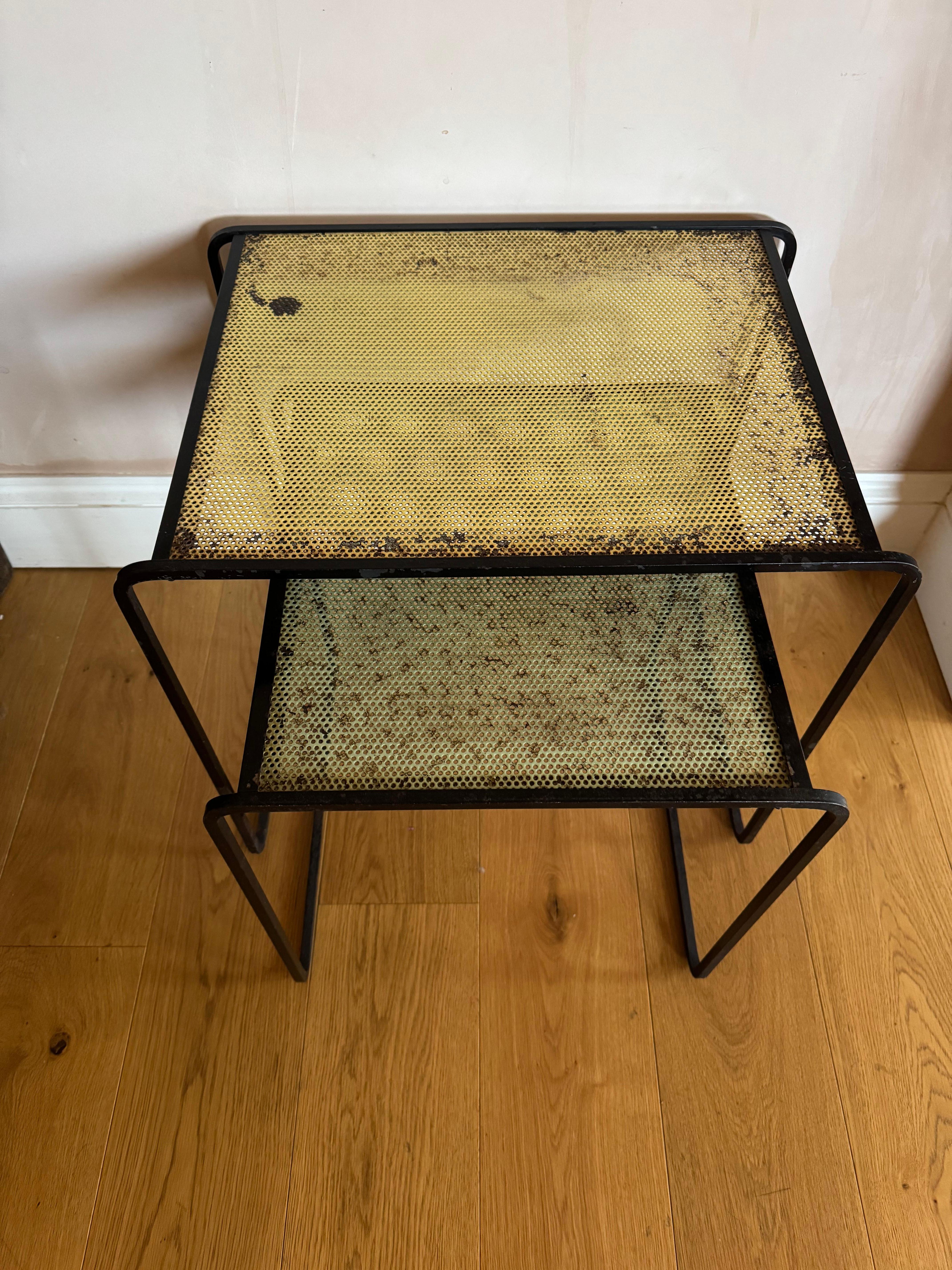 Mathieu Mategot set of tables c.1950’s In Good Condition For Sale In London, GB