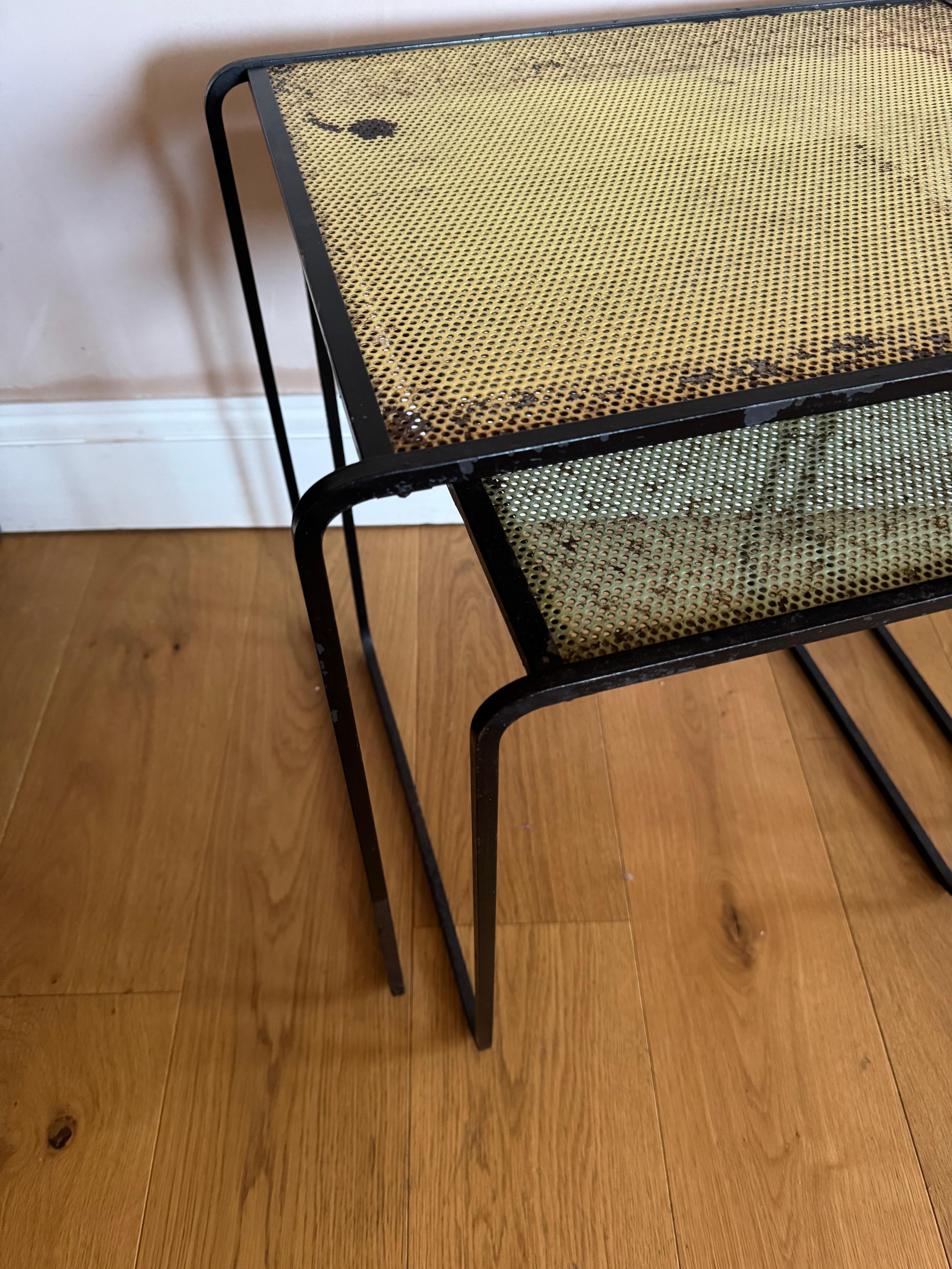 Mathieu Mategot set of tables c.1950’s For Sale 1