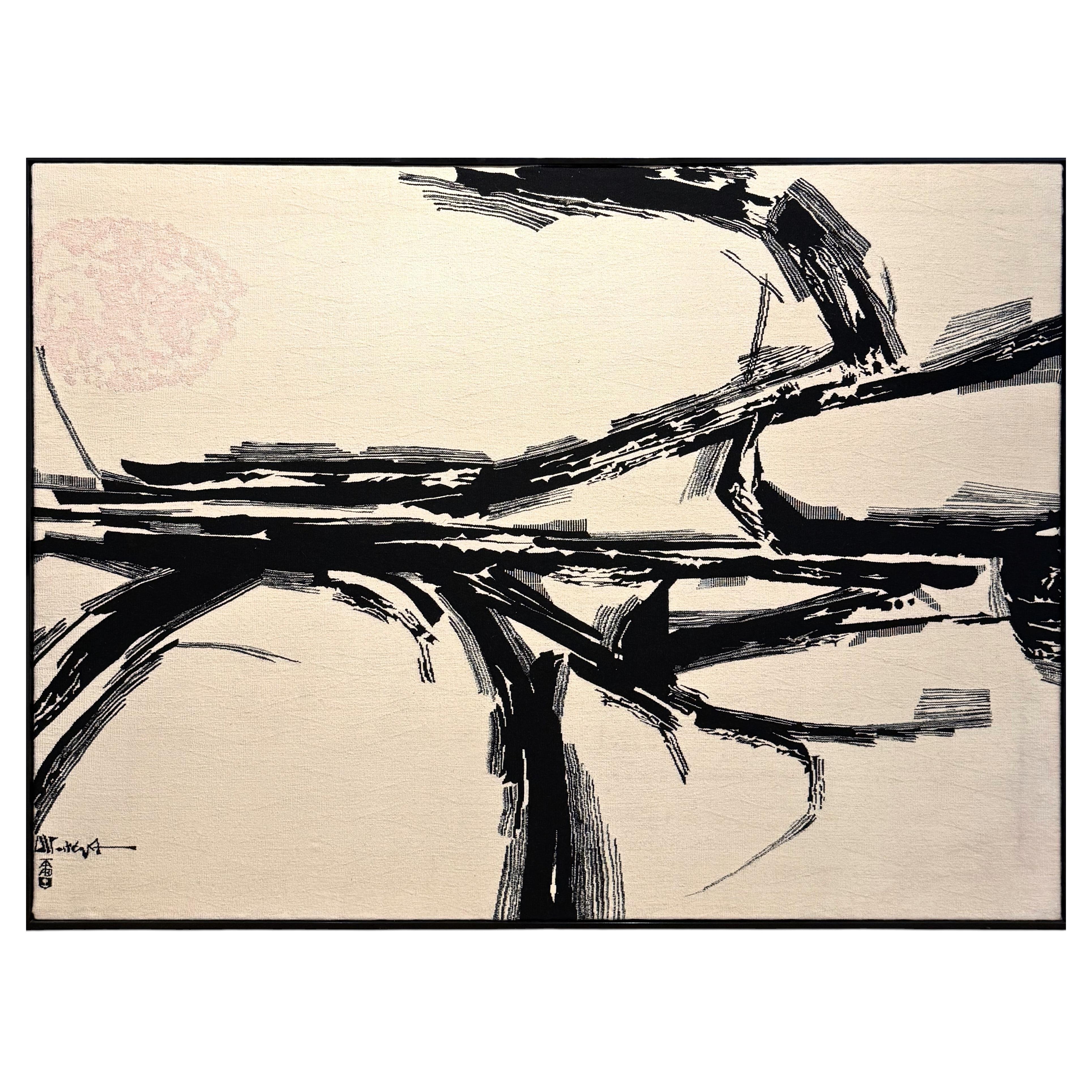 Mathieu Matégot, "Silence Blanc" Original Hand-woven Tapestry