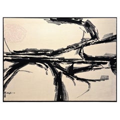Mathieu Matégot, "Silence Blanc" Original Hand-woven Tapestry
