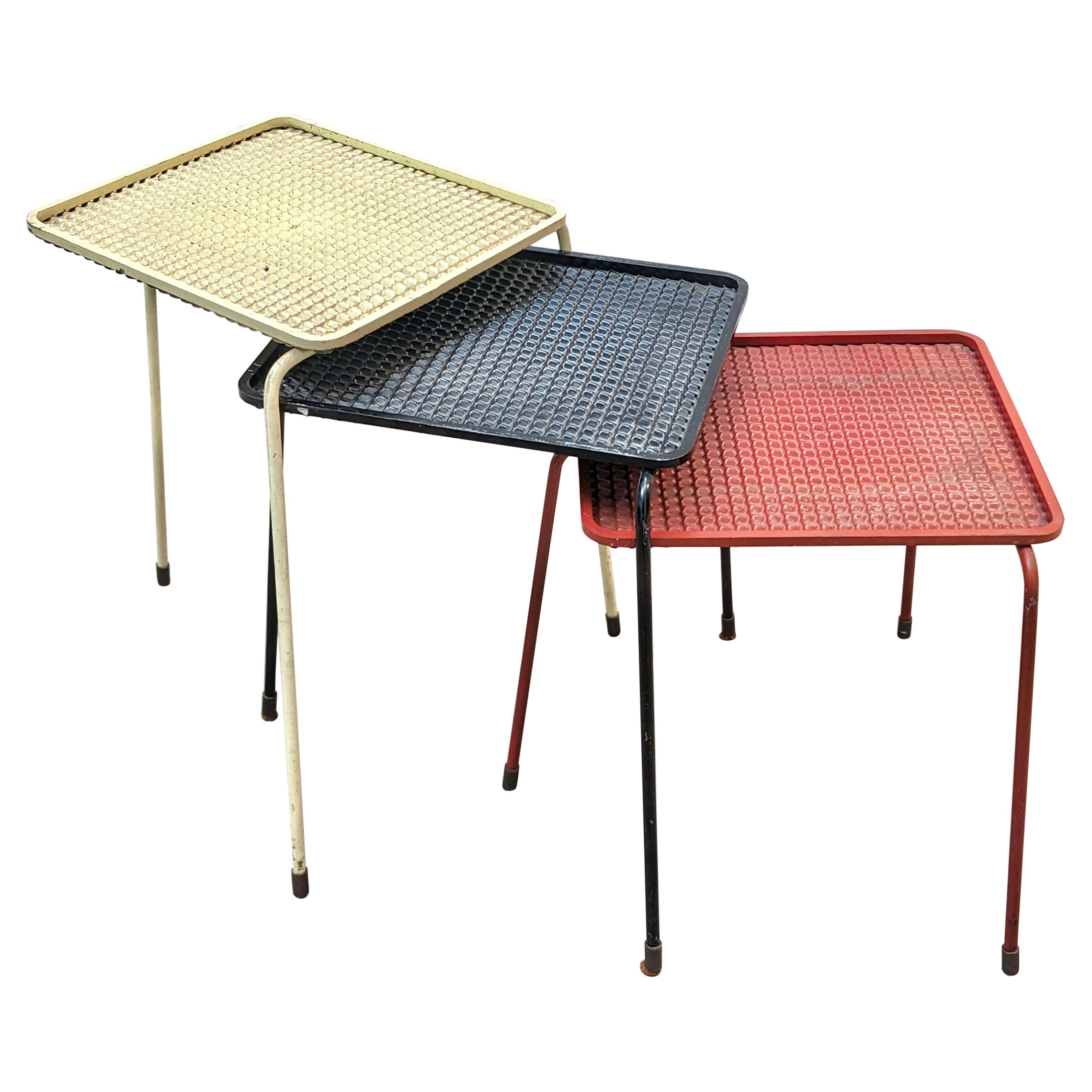 Mathieu Mategot: Soumba Nesting Table For Sale