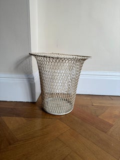 Mathieu Mategot style metal bin