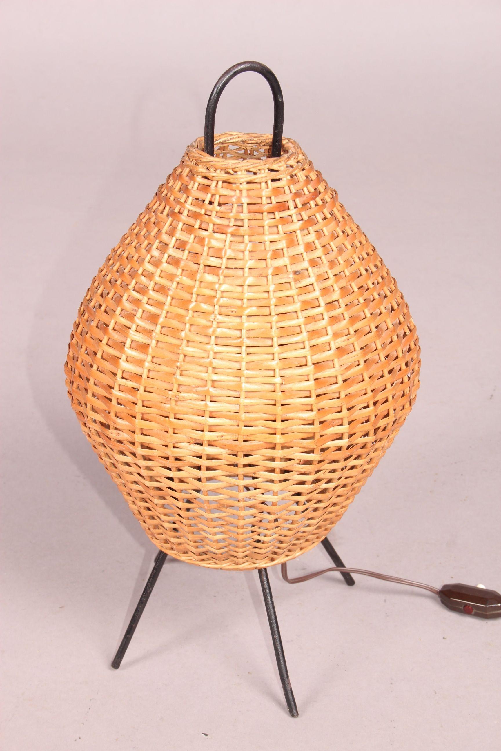 Mathieu Mategot Style Table Lamp In Good Condition In grand Lancy, CH
