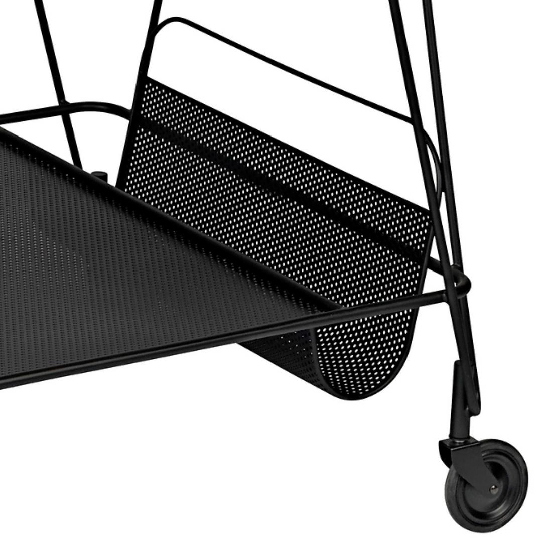 Mathieu Matégot 'Trolley' for GUBI 

Originally designed by Mathieu Matégot in 1953, the 'Trolley' is an authorized re-edition by GUBI. 

Executed using Matégot's Rigitulle method of connected steel tubes and perforated metal sheets. Inspired by his