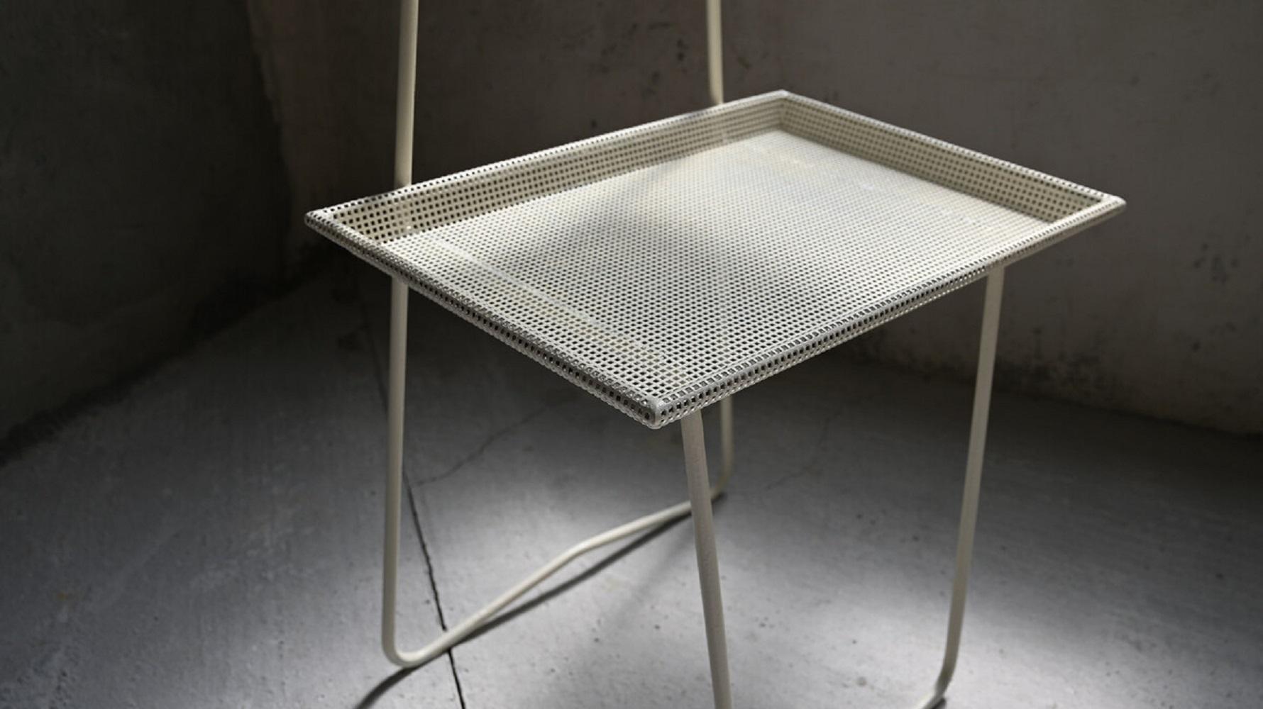 Mathieu Mategot, two tiered side table for Atelier Matégot In Good Condition In Brussels , BE