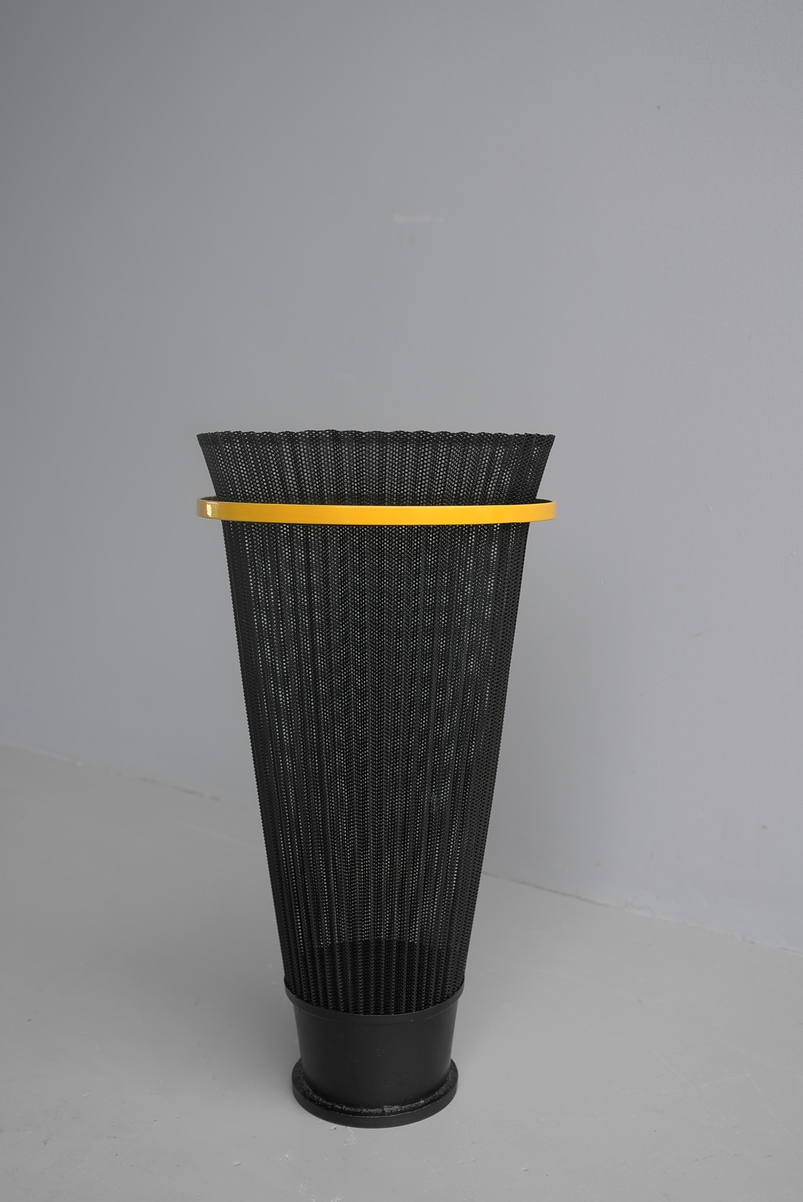 Metal Mathieu Matégot Umbrella Stand Rigitulle Atelier Matégot France 1950s For Sale
