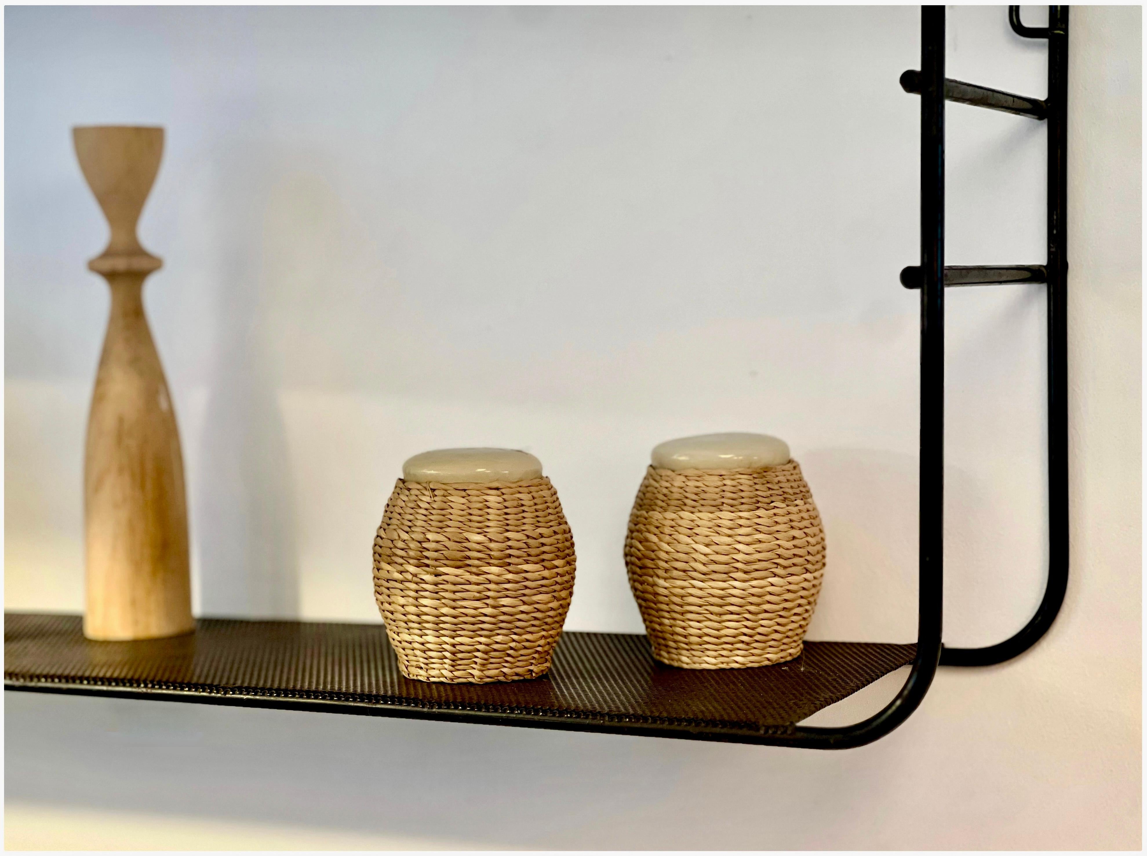 Mathieu Mategot wall-mounted shelf, France, 1957 For Sale 7