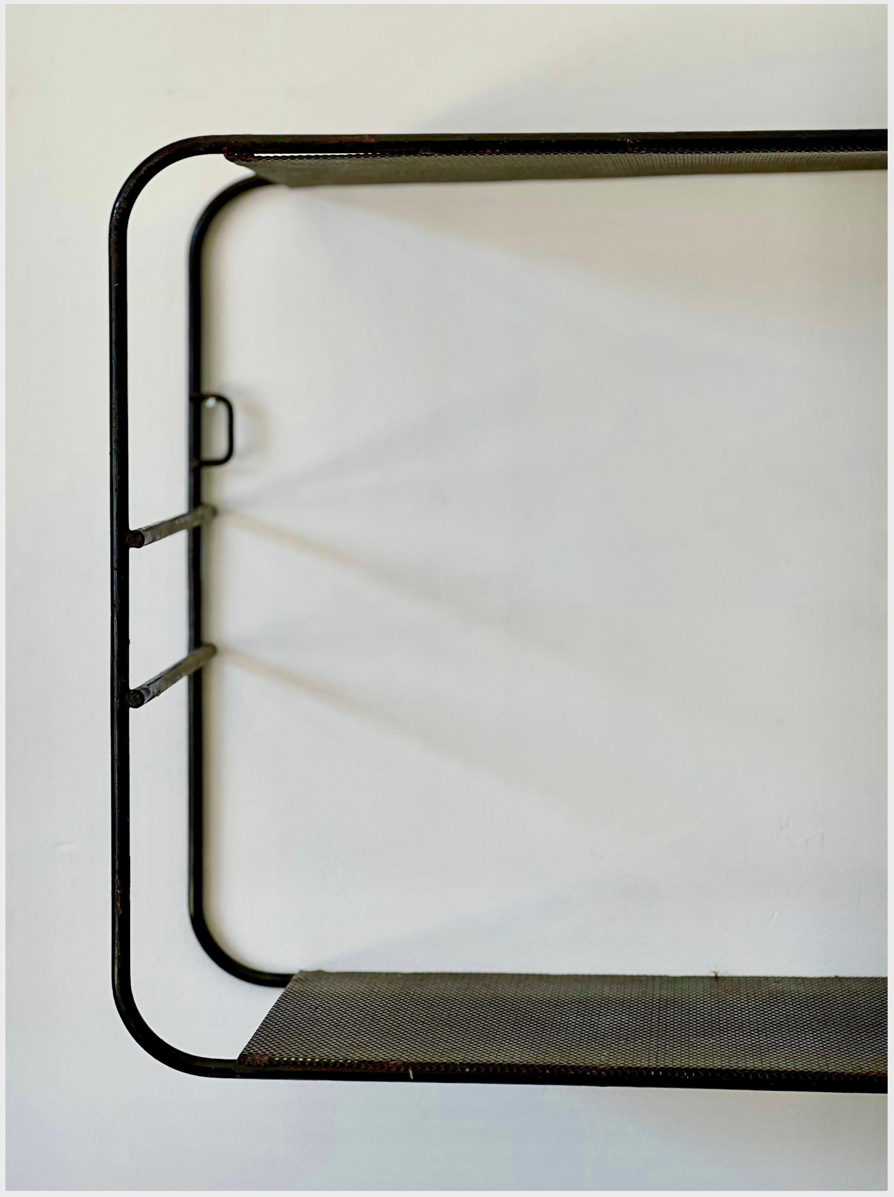 Mathieu Mategot wall-mounted shelf, France, 1957 For Sale 1