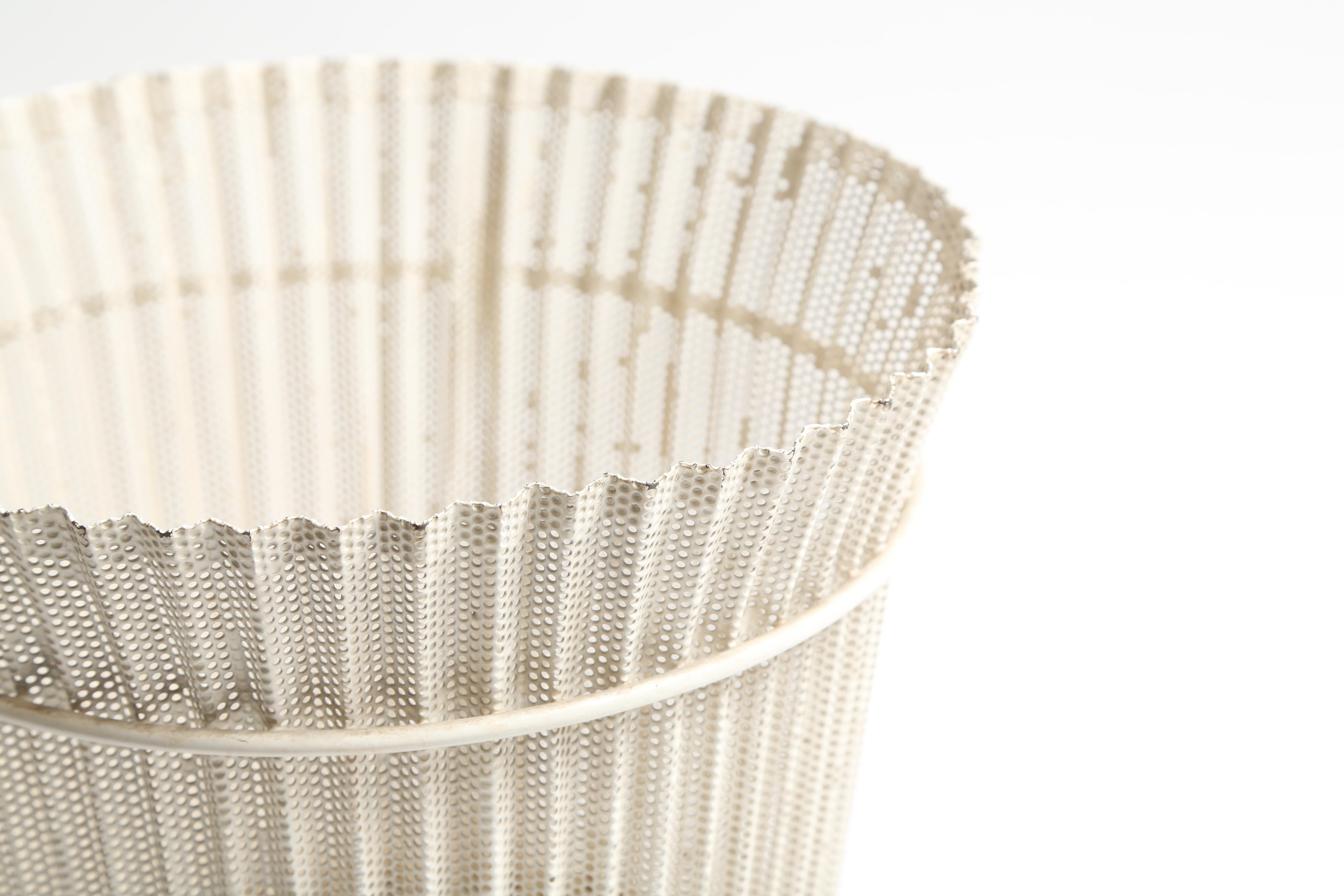 French Mathieu Matégot Wastepaper Basket