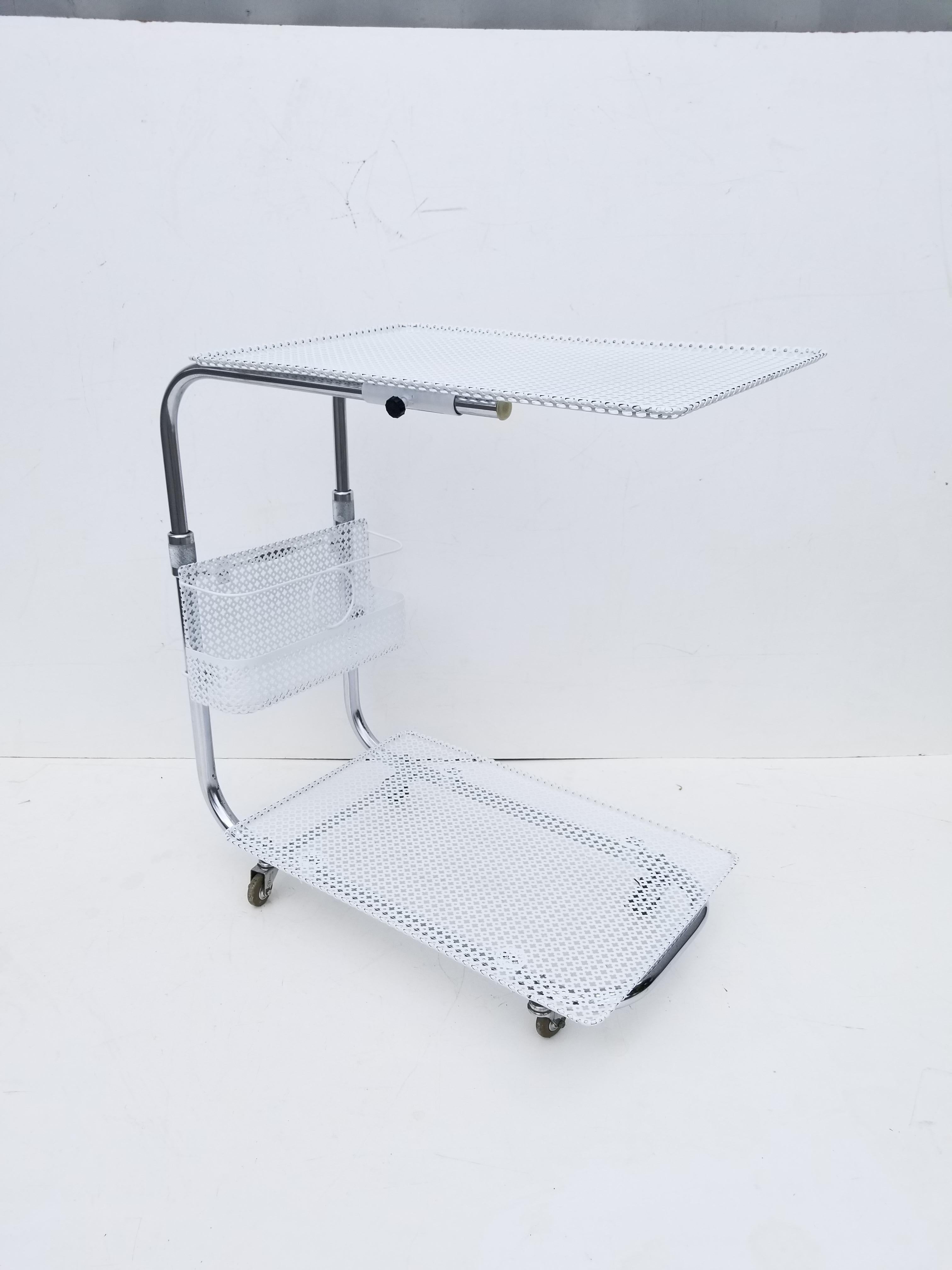 white bar carts