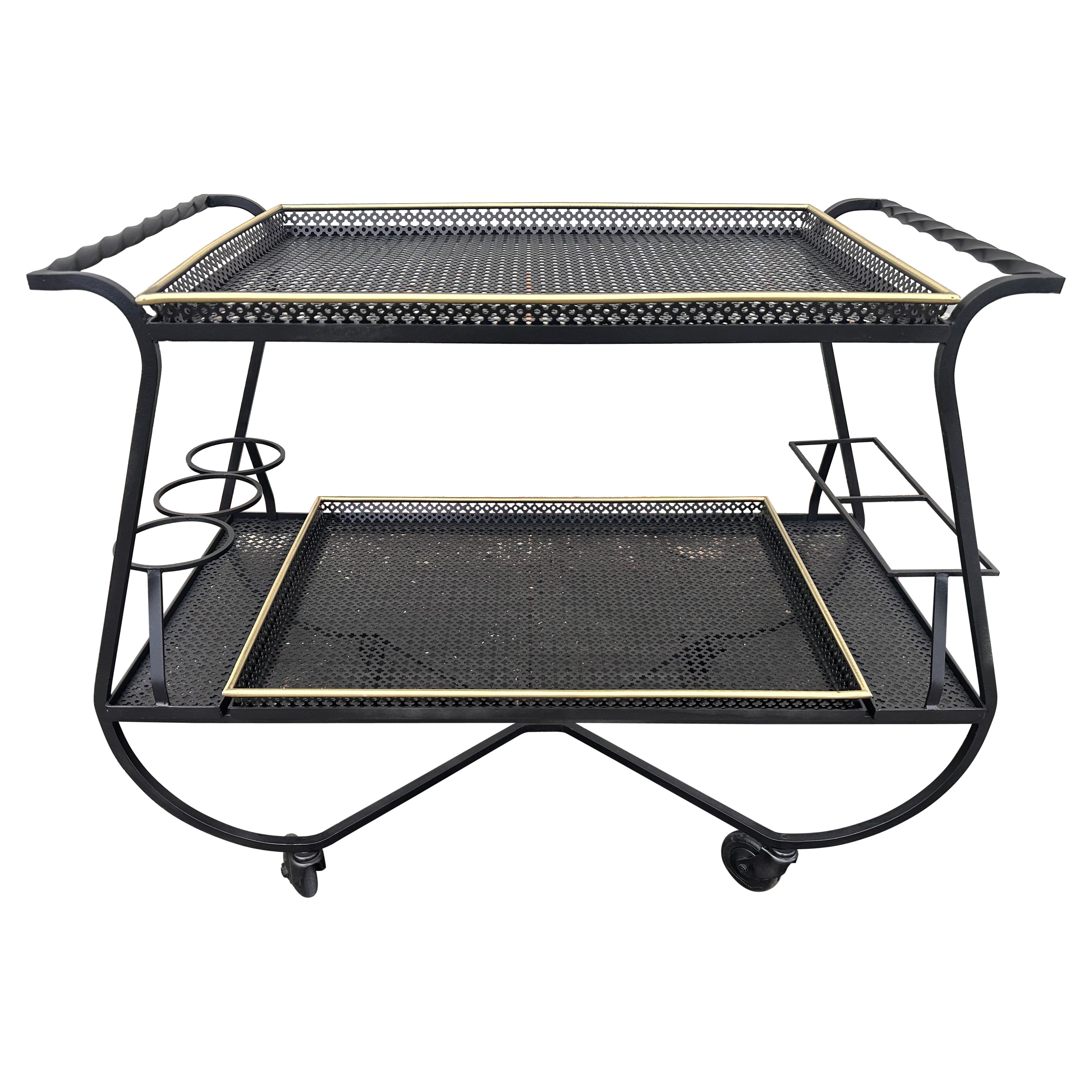 マシューマテゴ Mategot Trolleyヴィンテージ ペリアン プルーヴェ GUBI Mategot Trolley