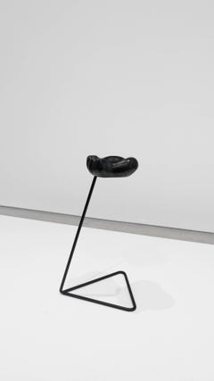 Mathieu Matégot and Georges Jouve 'Patte D'ours' Ashtray with Stand, circa 1950