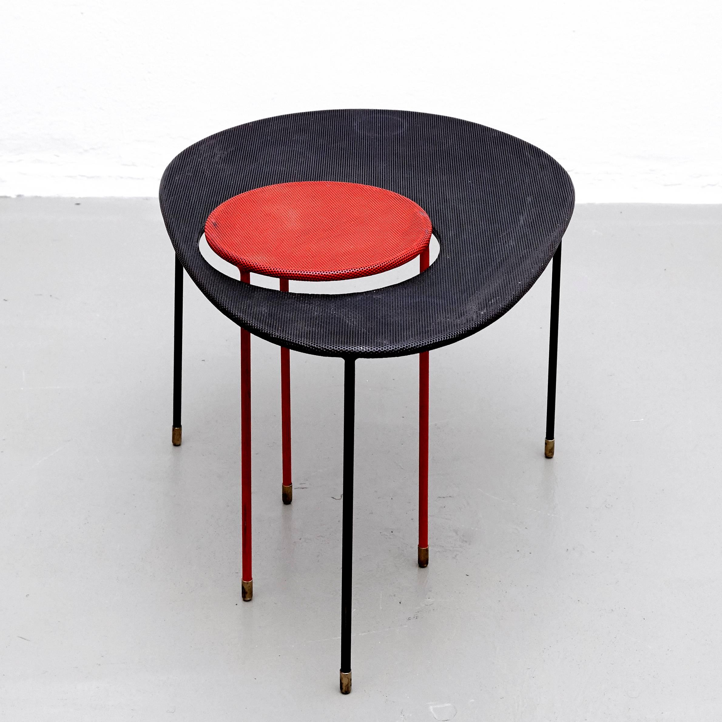 Mid-20th Century Mathieu Matégot Kangourou Side Tables