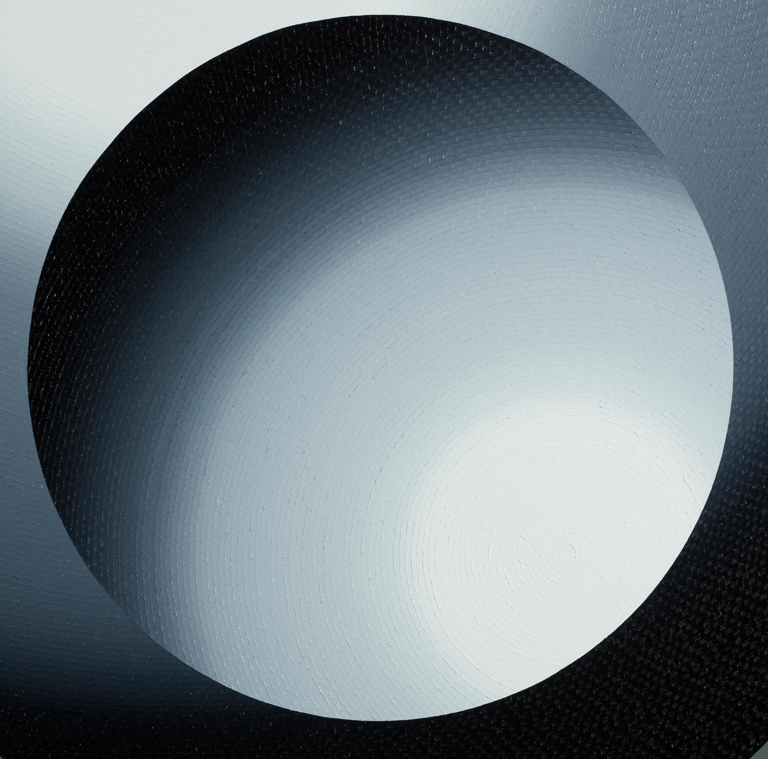 Cabbage Butterfly 2 by Mathieu Piffeteau - Abstract painting, illusion, light For Sale 4