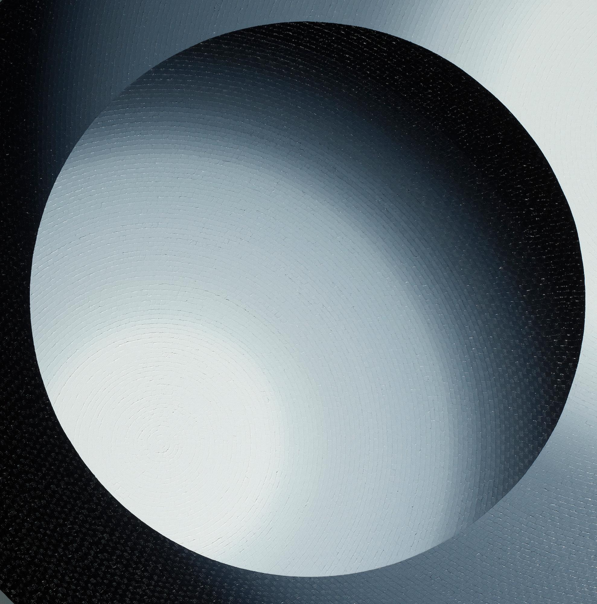 Cabbage Butterfly 2 by Mathieu Piffeteau - Abstract painting, illusion, light For Sale 6