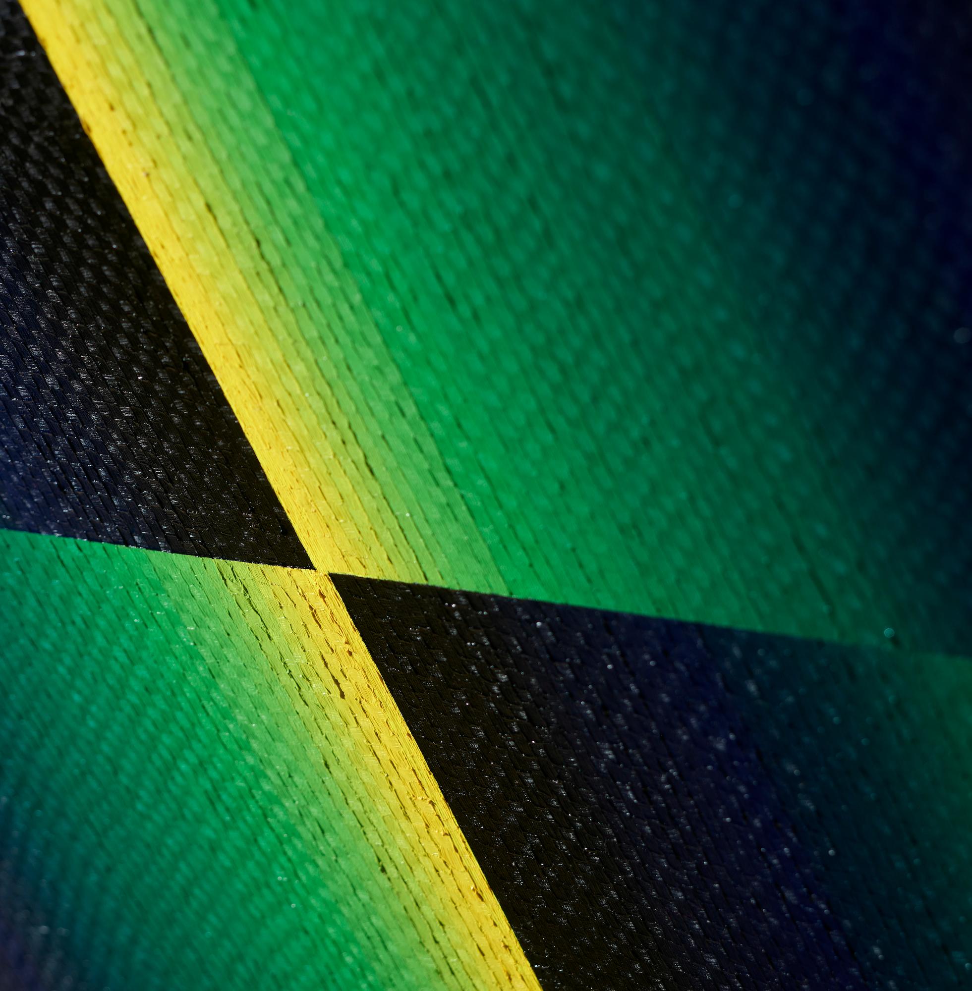 Dido 1, Hommage an Julian Hoeber von Mathieu Piffeteau – Abstraktes Gemälde, grün im Angebot 5