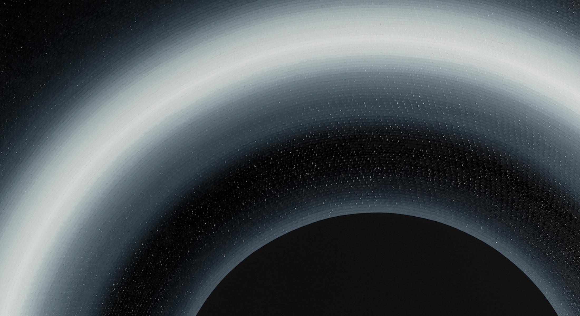 Muscícapa von Mathieu Piffeteau - Abstrakte Malerei, Farbabstufung, Illusion im Angebot 2