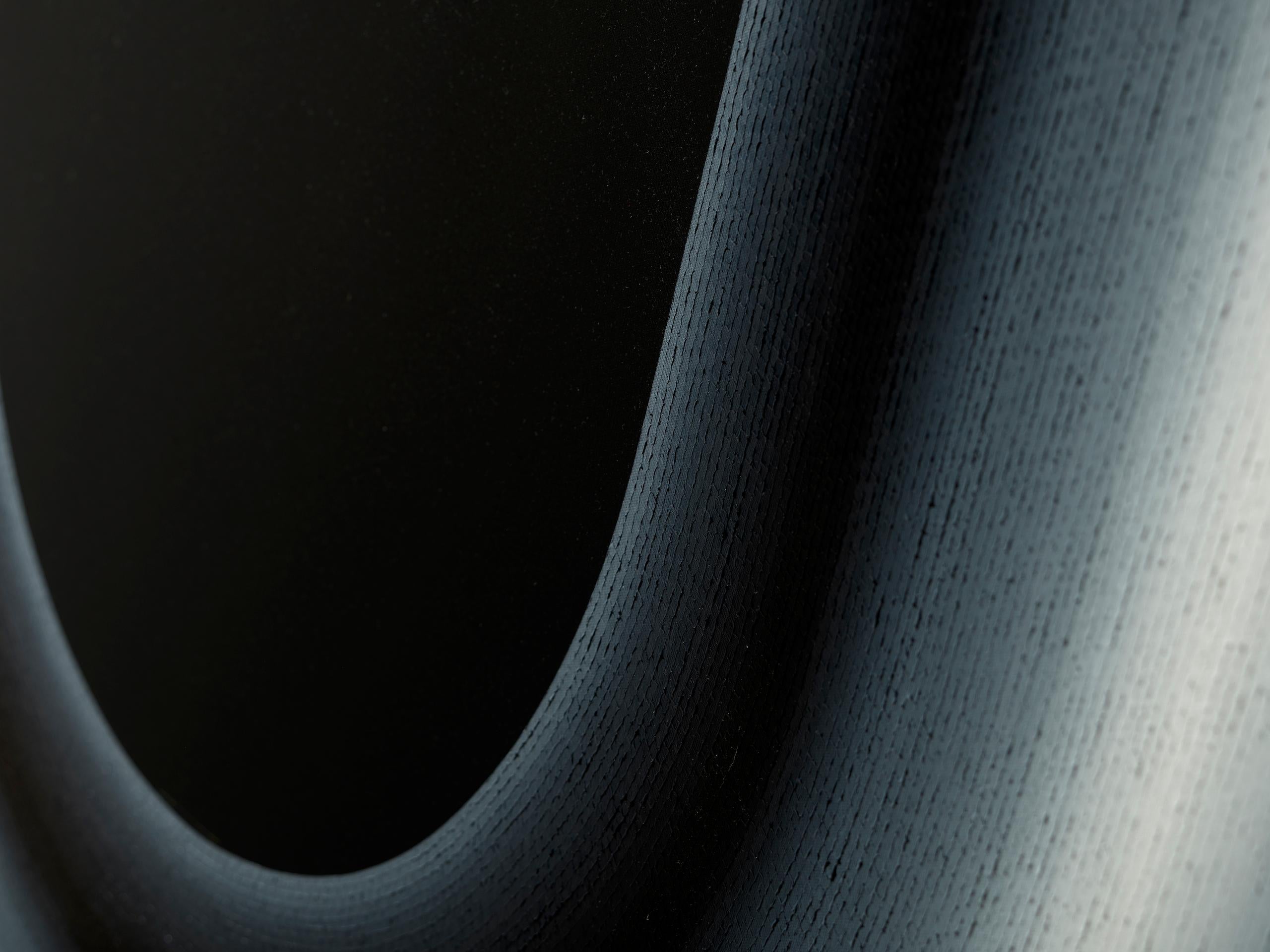 Muscícapa von Mathieu Piffeteau - Abstrakte Malerei, Farbabstufung, Illusion im Angebot 4