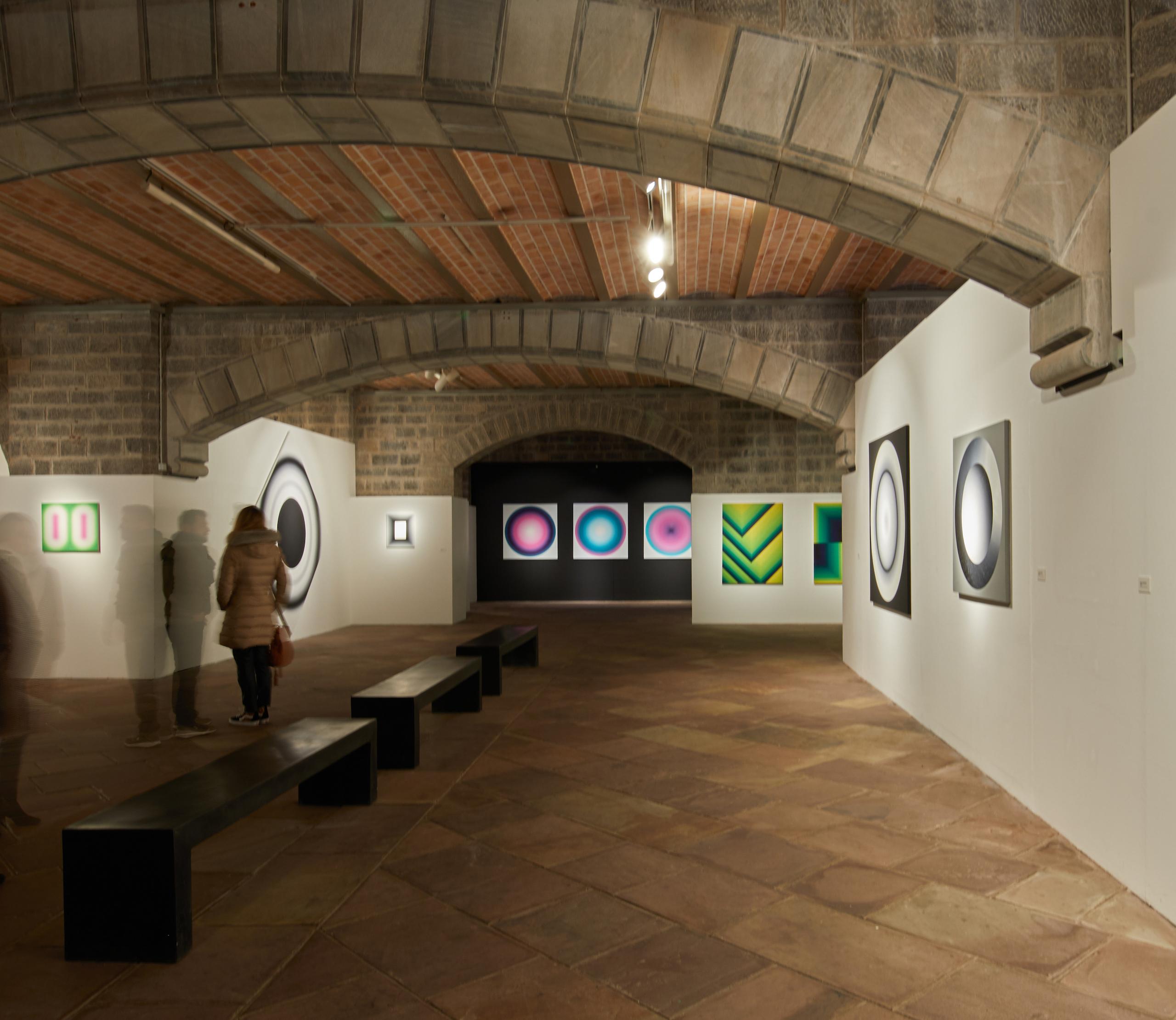 Small Mars 1, Tribute to James Turrell by Mathieu Piffeteau - Abstract painting For Sale 2