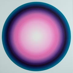 Piccolo Marte 1, omaggio a James Turrell di Mathieu Piffeteau - Pittura astratta