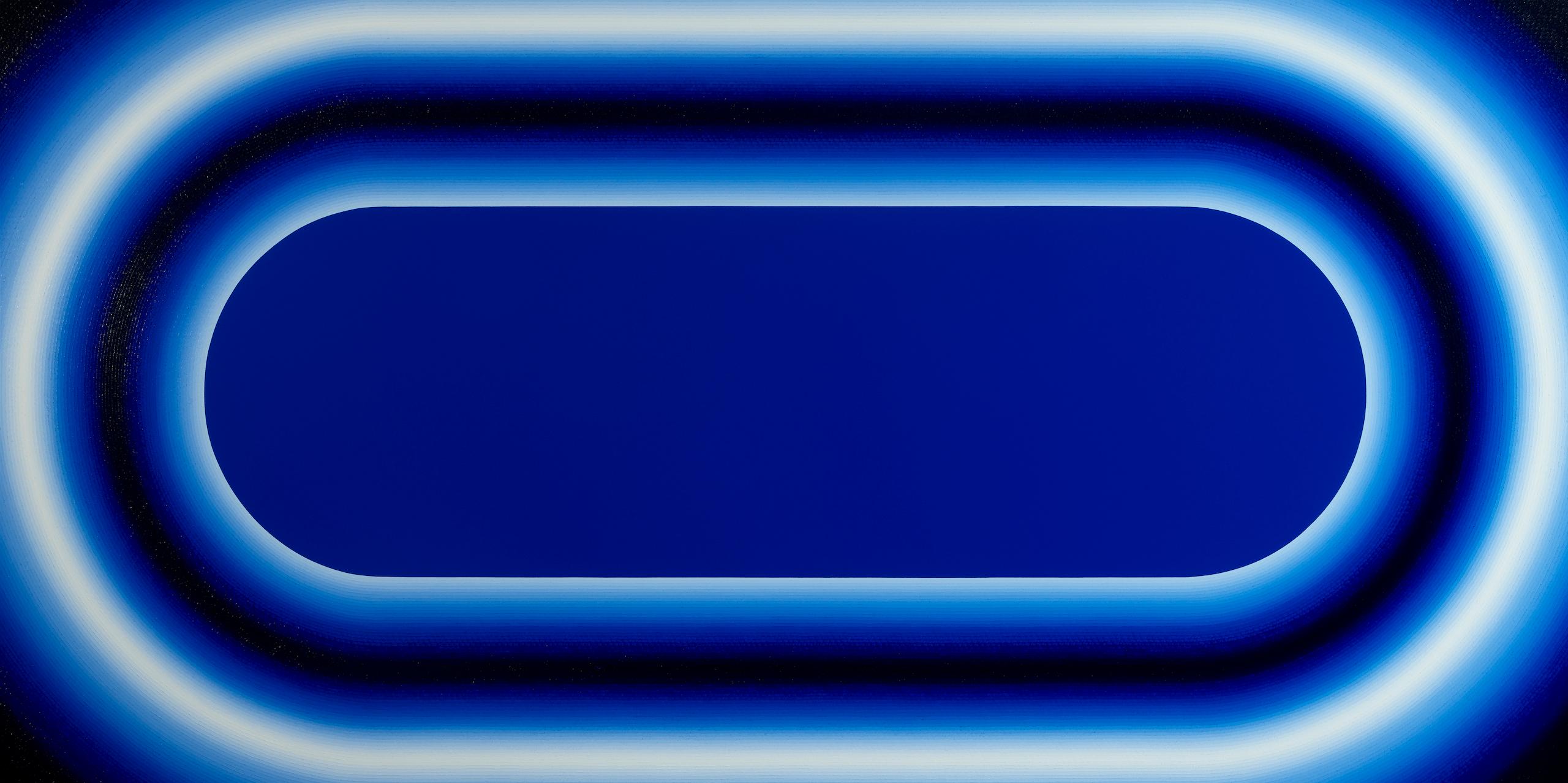 Swimming Pool is a unique oil and acrylic on canvas painting by contemporary artist Mathieu Piffeteau, dimensions are 150 × 300 cm (59.1 × 118.1 in).  
The artwork is signed, sold unframed and comes with a certificate of authenticity.   

The artist