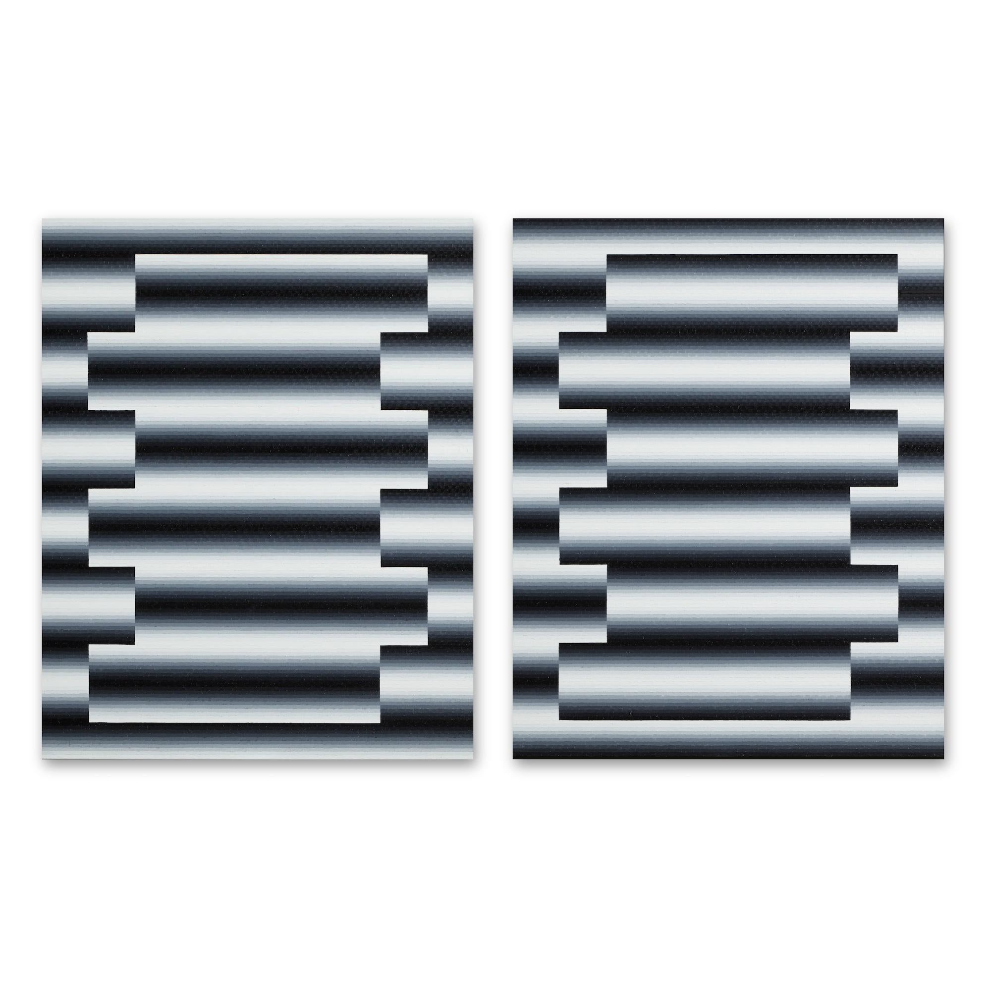 Upupa is a unique oil on canvas installation by contemporary artist Mathieu Piffeteau, dimensions are 92 × 146 cm (36.2 × 57.5 in).  
The artwork is signed, sold unframed and comes with a certificate of authenticity.   

The artist employs a unique