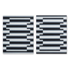 Upupa by Mathieu Piffeteau - Abstract installation, illusion, light, dark, black