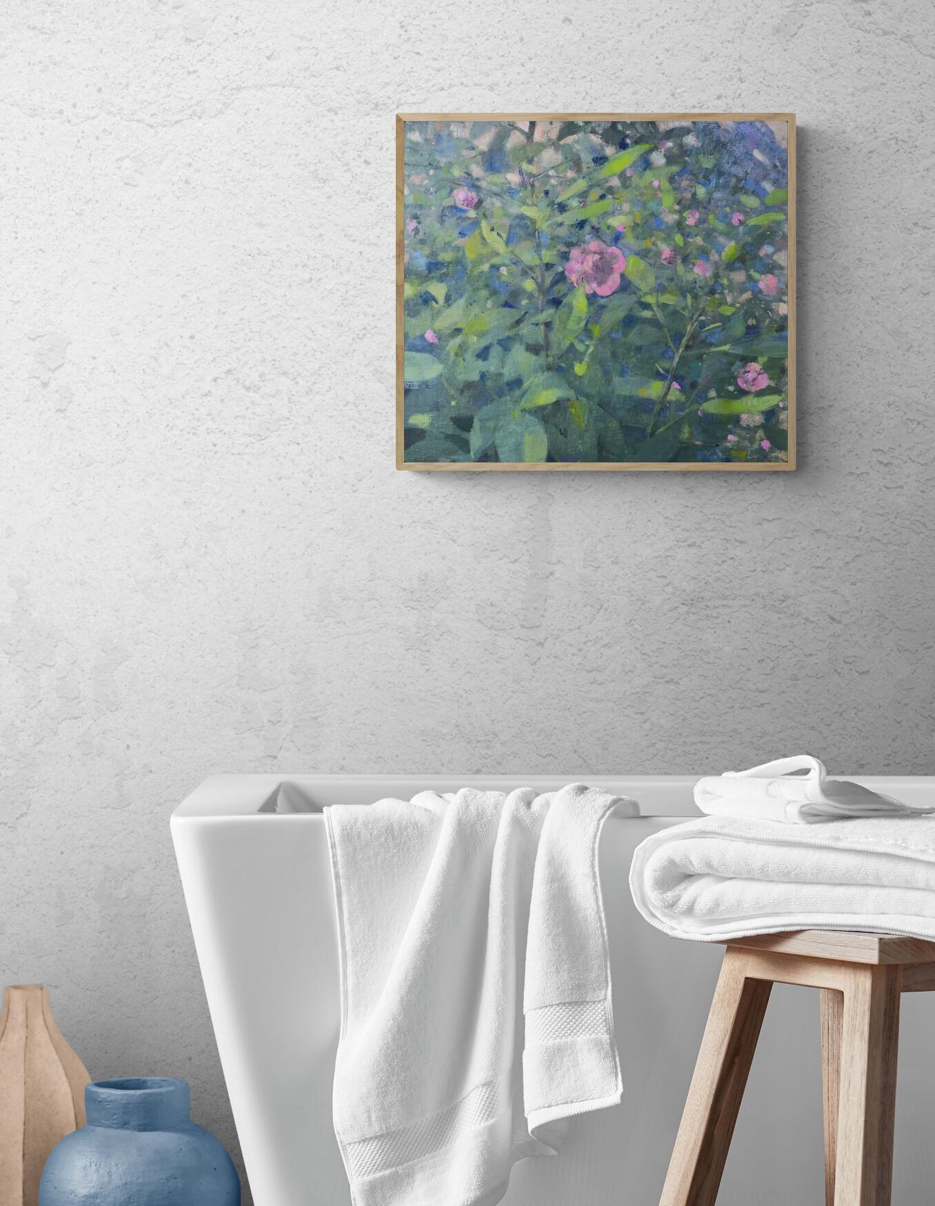 Camelia Flowers - Impressionist Painting by Mathieu Weemaels