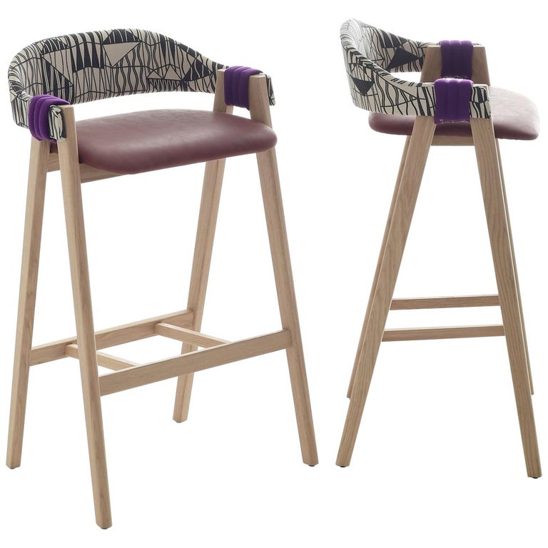 Mathilda Bar Or Counter Stool By Patricia Urquiola For Moroso In Ash Mathilda Bar Or Counter Stool By Patricia Urquiola For Moroso In Ash Oak
