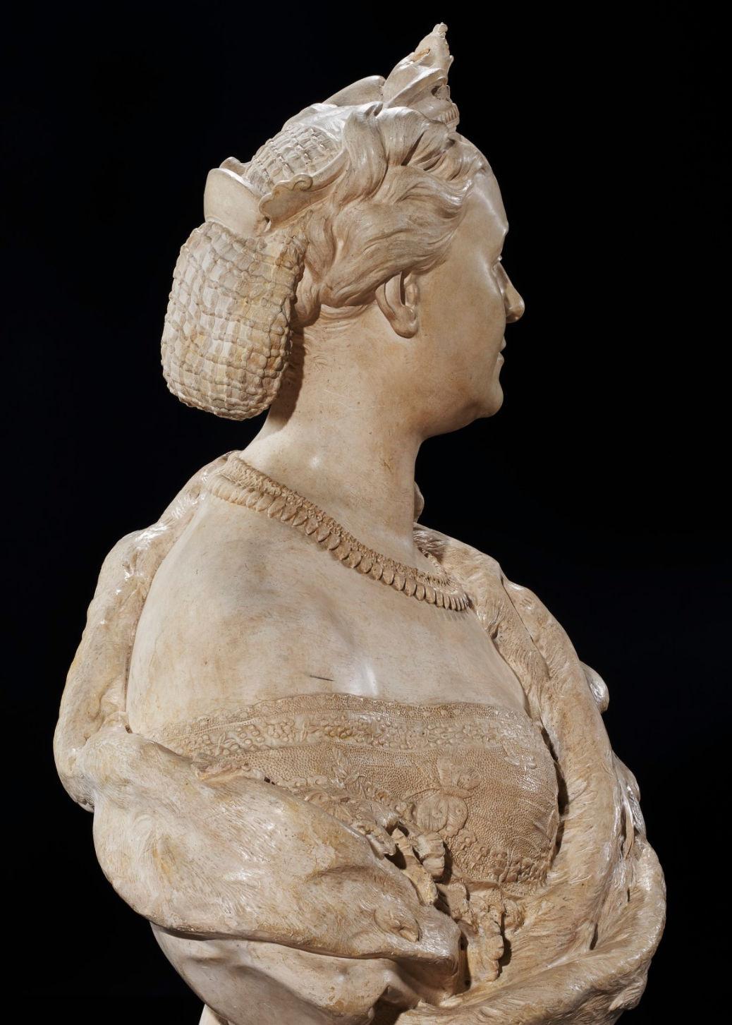 19th Century Mathilde Bonaparte Bust by Jean-Baptiste Carpeaux (1827-1875)