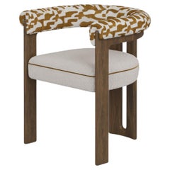 Mathilde Dining Chair by Nolita Harbour in Bouclé Upholstery
Walnut