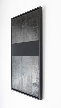 Mathilde Lefort  Spiegel II – Eisen und Zement auf Leinwand