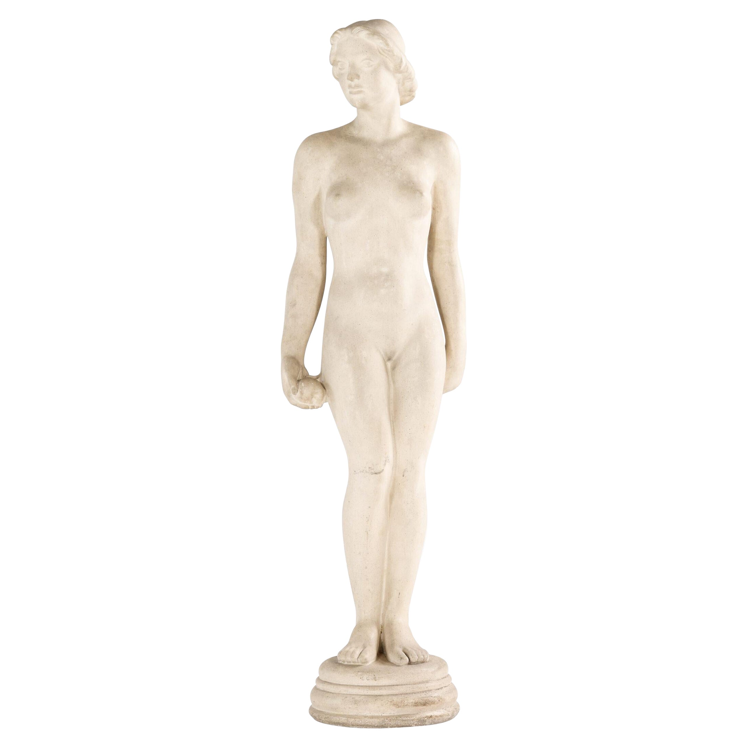 Scultura da giardino "Eva" di Mathilius Schack Elo prodotta in Danimarca