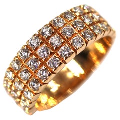 Mathon Paris Diamonds and Pink Gold Ring