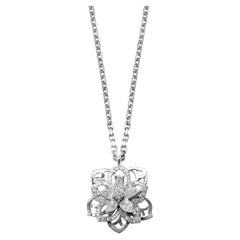 Mathon Paris Collier en or blanc et diamants
