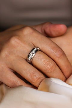 Mathon Paris Diamonds White Gold Ring