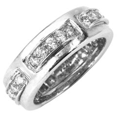 Mathon Paris Diamonds White Gold Ring